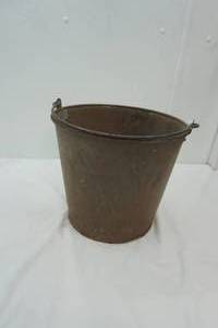lot 85 image: Vintage Metal Milk Bucket
