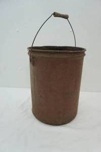 lot 90 image: Antique Bucket 15.25tall