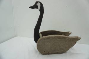 lot 221 image: Wooden Goose Planter