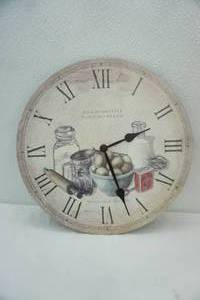 lot 254 image: Fine Homestyle Cooking Brand Wall Clock 11.5 diameter