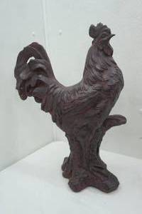 lot 260 image: Decorative Plaster Rooster