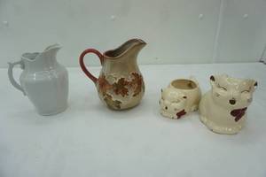 lot 269 image: Vintage China and Ceramic Pitchers