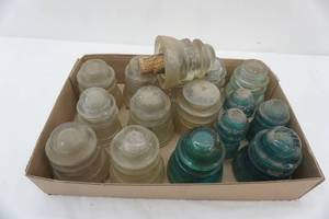 lot 327 image: Vintage Glass Insulators
