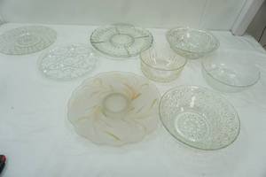 lot 346 image: Crystal Platters and Bowls