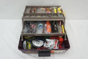 lot 406 image: Flambeau Tackle Box and Fishing Tackle