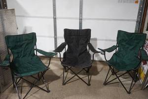 lot 443 image: (3ct) Collapsible Camping Chairs