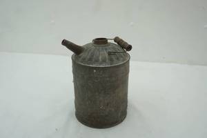lot 450 image: Vintage Galvanized Gas Can