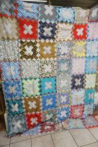 lot 521 image: 63x 96 Unfinished Quilt Top