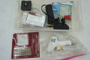 lot 574 image: Craft Supplies Hot Glue Gun, Glue, and more