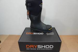 lot 101 image: Dryshod Steel Toe Gusset Safety Boots - Mens 9