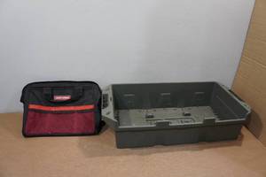 lot 144 image: Craftsman Tool Pouch and Tray