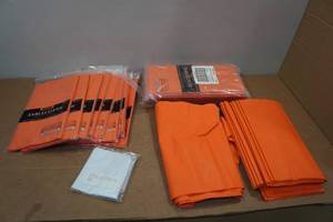 lot 257 image: Orange Table Covers