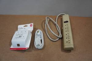 lot 263 image: Power Strip and Outlet Adapters