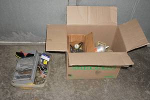 lot 292 image: Assorted Hardware - Valves, File, Wire