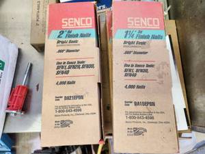 lot 971 image: Lot of (4 Partial Boxes) Finish Nails - 1-14, 1-34 and 2