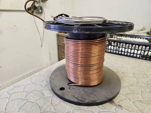 lot 993 image: Lot of (1 Partial Spool) Copper Wire
