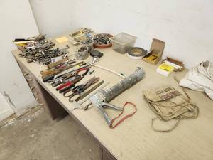 lot 996 image: Hand Tools, Hardwares - Wrenches, Sockets, Office Supplies