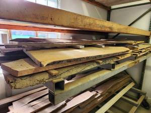 lot 1003 image: Rough Sawn Apple Wood Boards