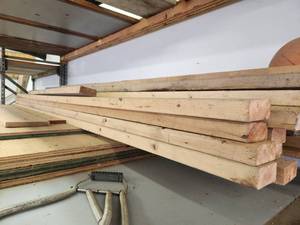 lot 1007 image: Lot of (19) 10 Pine 2x4 Board