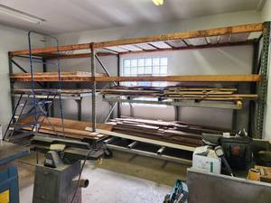 lot 944 image: Pallet Racking - 8x10x44 - 8x44 Uprights (x5), 10 Cross Beams (x20)