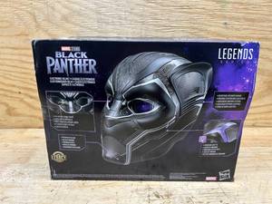 lot 24 image: Marvel Legends Series Black Panther Electronic Role Play Helmet