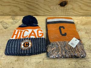 lot 46 image: Chicago Winter Hat and Scarf (lot of 2)