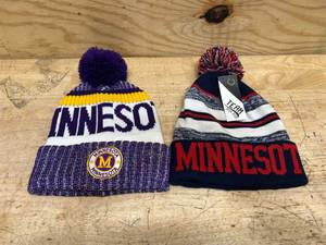 lot 48 image: Minnesota Winter Hats (lot of 2)
