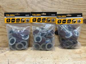 lot 72 image: TOLSEN ROLL LOCK DISCS (lot of 3)