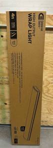 lot 79 image: Commercial Electric 1-Pack 4 ft. 5200 Lumens LED Wraparound Light Garage Shop Light Office Warehouse Lighting 120-277V 4000K Bright White