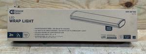 lot 82 image: Commercial Electric 54655291 2ft 1800lm LED Wraparound Ceiling Light NEW
