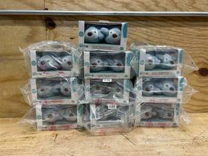 lot 85 image: Baby GUND Spunky Puppy Rattle Booties Plush Baby Infant Shoes, Blue, One Size Fits All (lot of 10)