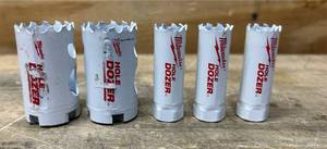 lot 89 image: Milwaukee Hole Dozer lot of 5