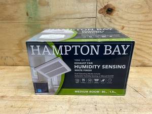 lot 131 image: 80 CFM Ceiling Mount Roomside Installation Humidity Sensing Bathroom Exhaust Fan, ENERGY STAR