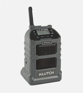 lot 161 image: Klutch Dual-Power Wireless Jobsite Radio, KLiQ 20V, 120V AC, Bare Tool