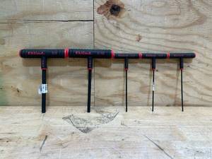 lot 173 image: Eklind T-handle hex keys (lot of 5)