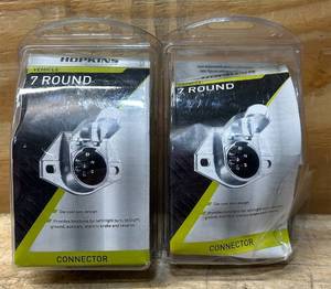 lot 180 image: Hopkins Towing Solution Vehicle 7 Round Connector lot of 2