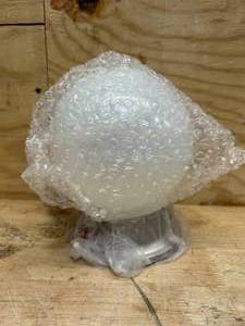 lot 181 image: 6 in. Polished Brushed Nickel LED Globe Flushmount