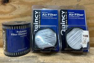 lot 189 image: QUINCY Polyester Filter lot of 3