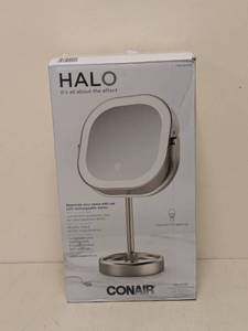 lot 15 image: CONAIR HALO LED RECHARGEABLE VANITY MIRROR