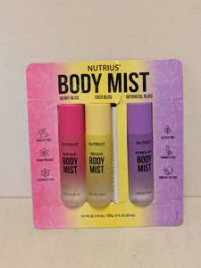 lot 61 image: NUTRIUS BODY MIST