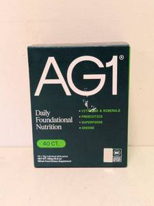 lot 40 image: AG1 DAILY FOUNDATIONAL NUTRITION 40CT.