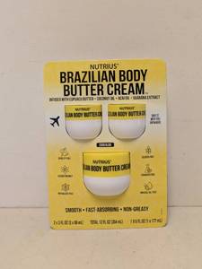 lot 45 image: NUTRIUS BRAZILIAN BODY BUTTER CREAM