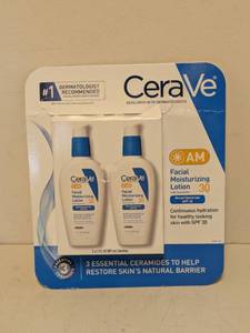 lot 50 image: CERAVE AM FACIAL MOISTURIZING LOTION SPF30