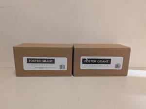 lot 89 image: (2) FOSTER GRANT 1.25 READING GLASSES 3PK