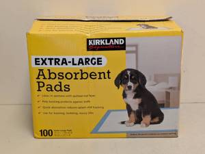lot 110 image: KIRKLAND SIGNATURE X-LARGE ABSORBENT PADS