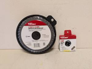 lot 120 image: HYPER TOUGH 3PC. 6- 12 CIRCULAR SAW BLADE SET 4PK. 3 CUT-OFF DISCS