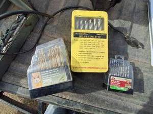 lot 24 image: Lot of Drill Bits & Drill Bit Sharpener