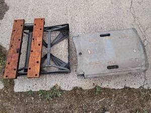 lot 30 image: Black & Decker Dolly & Folding Wood Workbench