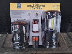 lot 78 image: Members Mark Dual Power Lantern NIB