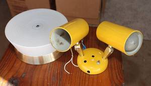 lot 0007 image: MCM Ceiling Light Fixtures